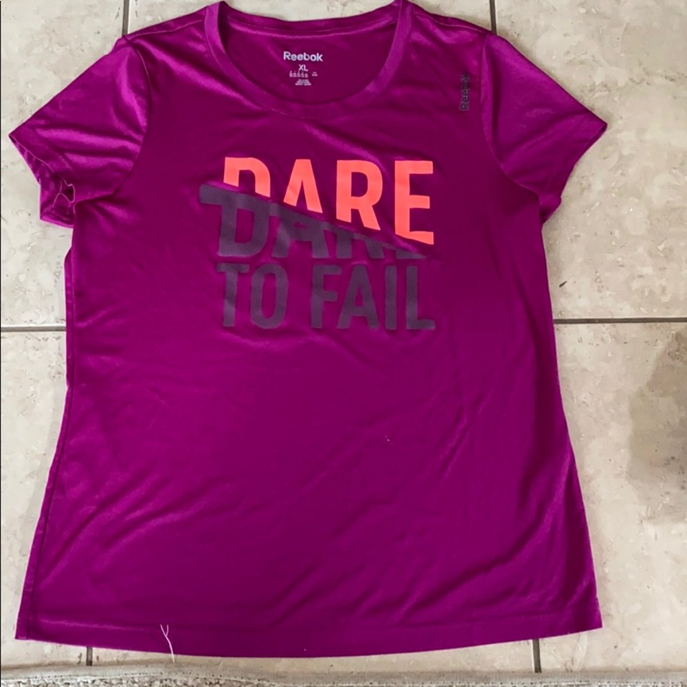 Reebok “Dare to Fail” tee